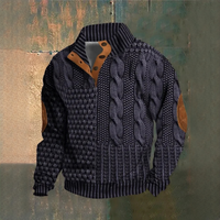 Ronald - Bequemer und warmer Pullover in Lila