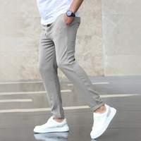 Nico - Modische und bequeme Stretch-Hose in Grau
