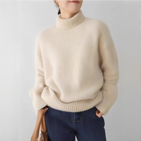 Adrienne - Eleganter und wohliger Rollkragenpullover in Beige