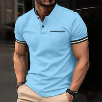 Teodor - Modernes und einfaches Poloshirt in Blau