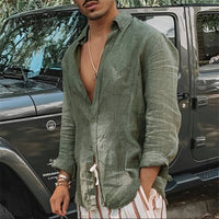 Harlo - Bequemes Langarmshirt in Grün