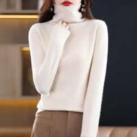 Akainu - Angenehmer Rollkragenpullover in Beige