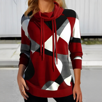 Gabrielle - Komfortabler und angenehmer Hoodie in Rot