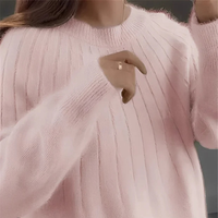 Cornelia - Stilvoller und gemütlicher Pulli in Hellrosa