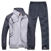 Finn - Bequemes Outfit mit Jacke und Hose in Grau
