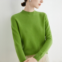 Orie - Bequemer und zeitloser Pullover in Hellgrün