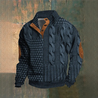 Ronald - Bequemer und warmer Pullover in Dunkelblau