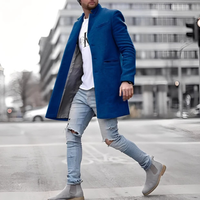 Cordell - Bequemer und stilvoller Mantel in Blau
