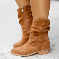Elisa - Modische und komfortable Stiefel in Braun