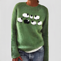 Christal - Weicher und warmer Pullover in Grün