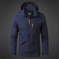 Estefan - Bequeme und wasserdichte Jacke in Blau