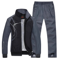 Finn - Bequemes Outfit mit Jacke und Hose in Schwarz