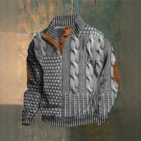 Ronald - Bequemer und warmer Pullover in Hellgrau