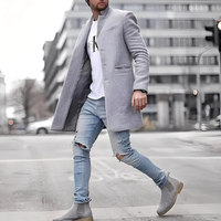 Cordell - Bequemer und stilvoller Mantel in Grau