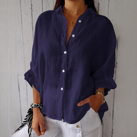 Reena - Bequemes und legeres Shirt in Blau