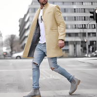Cordell - Bequemer und stilvoller Mantel in Khaki