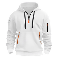 Paxton - Moderner Hoodie in Weiß
