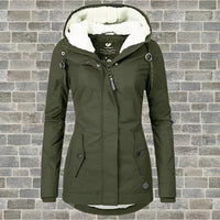 Carmila - Stilvolle und warme Jacke in Militärgrün