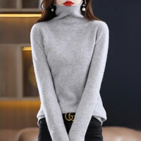 Akainu - Angenehmer Rollkragenpullover in Grau