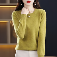 Erica - Klassischer und behaglicher Pullover in Gelb