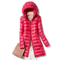 Elina - Leichte und warme Jacke in Dunkelrosa