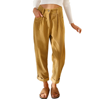Chelsie - Bequeme Hose in Gelb