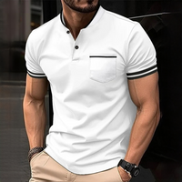 Teodor - Modernes und einfaches Poloshirt in Weiß