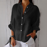 Reena - Bequemes und legeres Shirt in Schwarz
