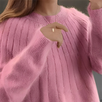 Cornelia - Stilvoller und gemütlicher Pulli in Rosa