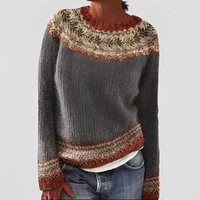 Christal - Weicher und warmer Pullover in Grau
