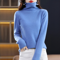 Akainu - Angenehmer Rollkragenpullover in Blauu