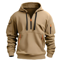 Paxton - Moderner Hoodie in Khaki