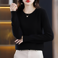 Erica - Klassischer und behaglicher Pullover in Schwarz