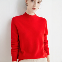 Orie - Bequemer und zeitloser Pullover in Rot