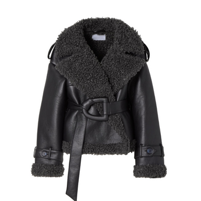 Elvira | Belted Shearling Coat