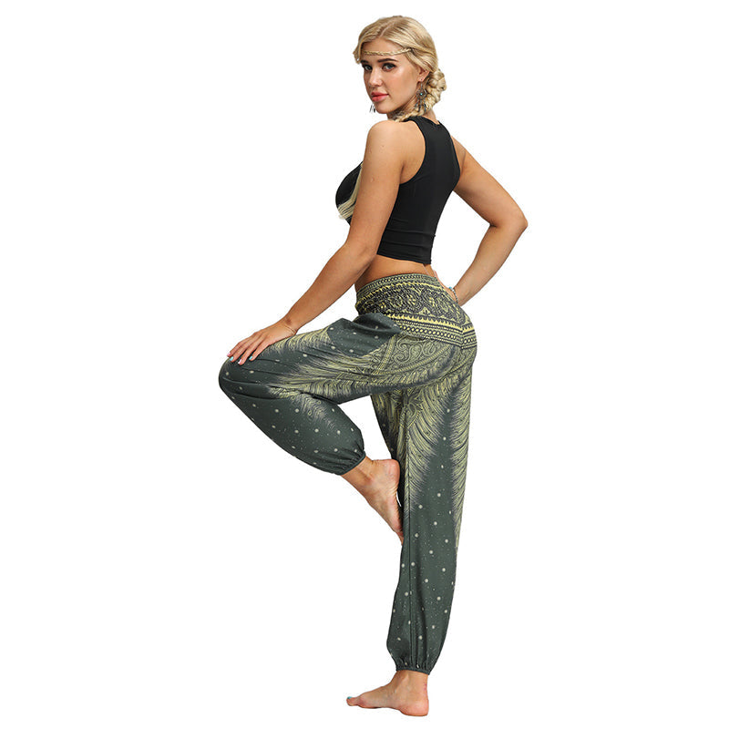 Fudus | Bohemian Yoga Hose Mit Elegantem Druck Und Komfortablem Schnitt
