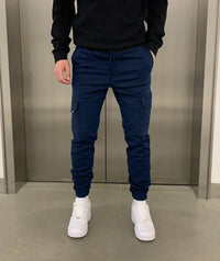 Matthis | Cargo Jogger Fit in Marineblauw