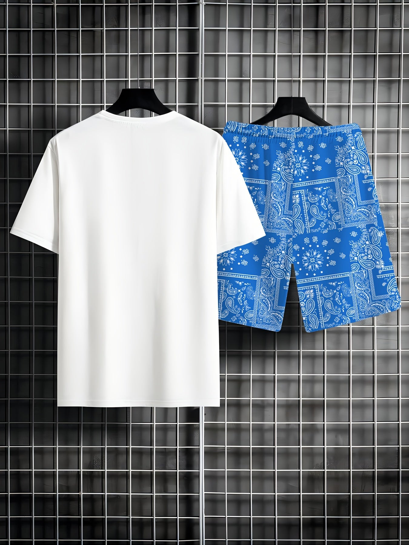 Fudus | Sommer Satz Aus T-shirt Und Kurzer Hose Mit Palmenprint