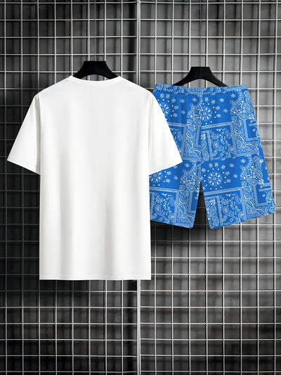 Fudus | Sommer Satz Aus T-shirt Und Kurzer Hose Mit Palmenprint