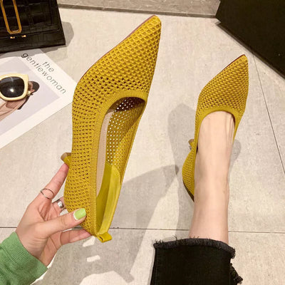 Chelly Sommertraum - Atmungsaktive Stiletto Mesh-Schuhe von Faszinierender Eleganz