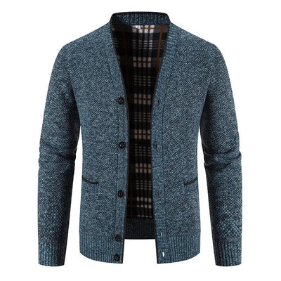 Einreihige Herren Strickjacke Pullover Jacke