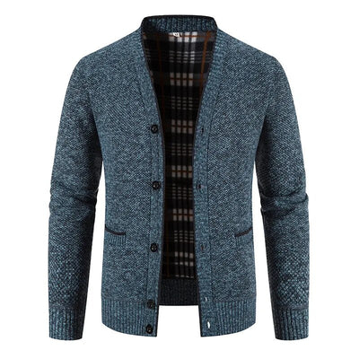 Einreihige Herren Strickjacke Pullover Jacke