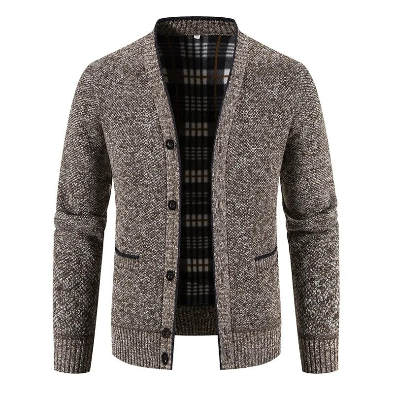 Einreihige Herren Strickjacke Pullover Jacke