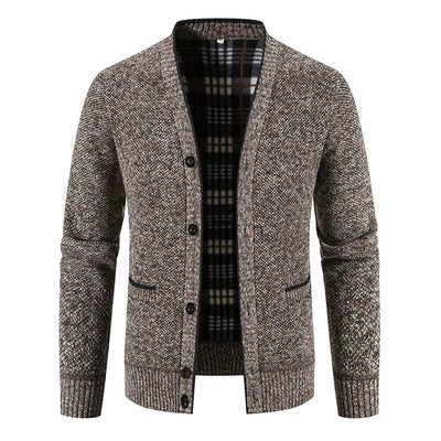 Einreihige Herren Strickjacke Pullover Jacke
