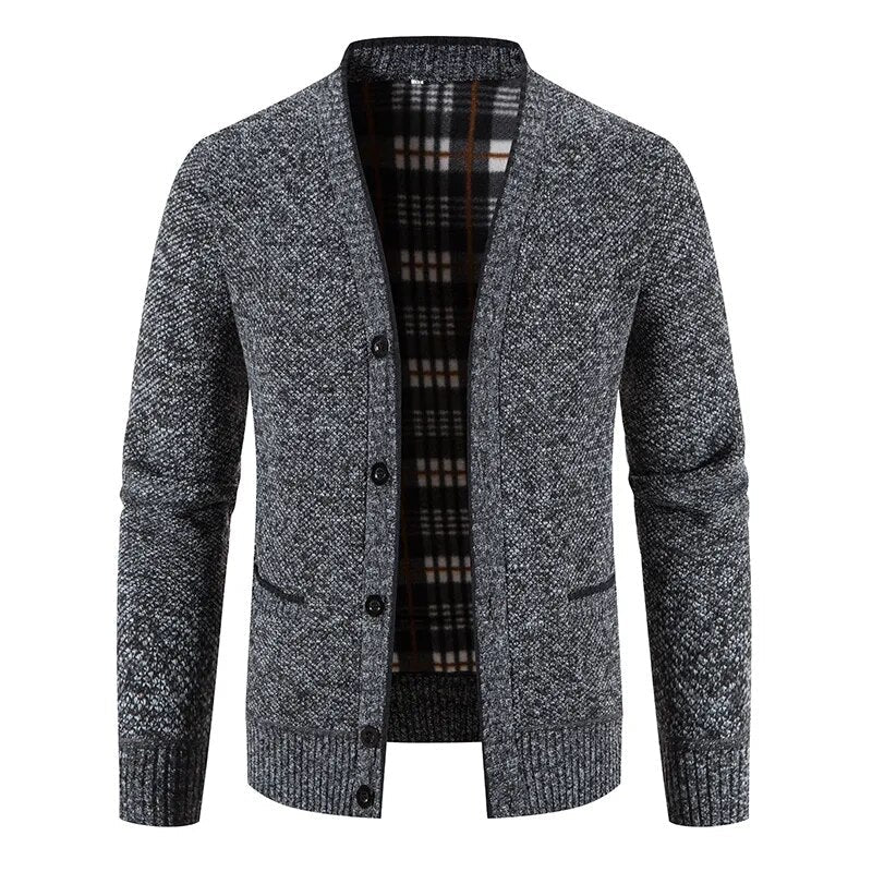 Einreihige Herren Strickjacke Pullover Jacke