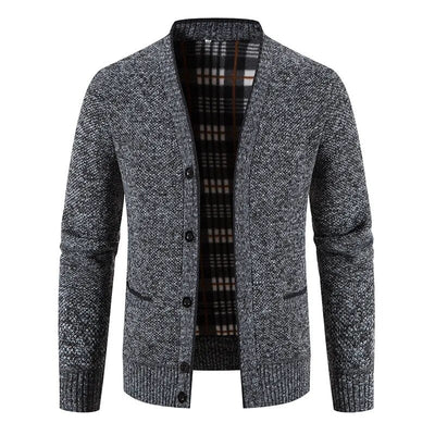 Einreihige Herren Strickjacke Pullover Jacke