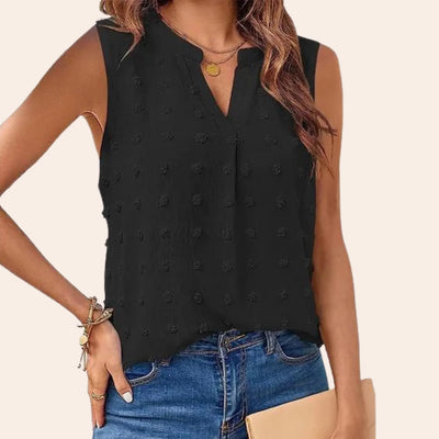 Ärmellose Bluse für Damen