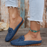 Luna | Bequemer orthopädischer Slip-On Schuh für Damen in Blau