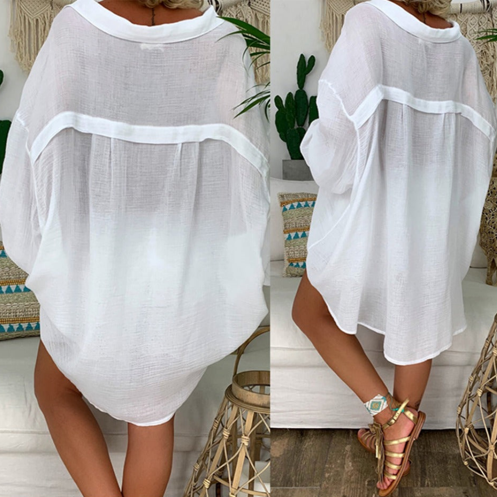 Aura® | Übergroße Hemdbluse Damen