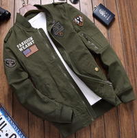 Yvan| Robuste Militärjacke für Herren in Grün